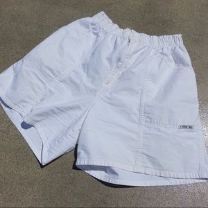 Vintage 90s White Cotton Elastic Cherokee Shorts